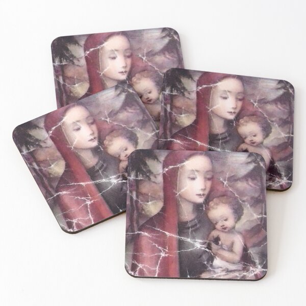 Item preview, Blessed Virgin Mary with Jesus designed and sold by OrsyniArt.
