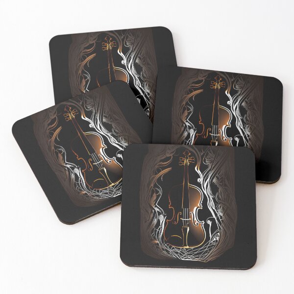 Item preview, Violin viola Brown Glow Band Design simple stunning designed and sold by EternalDelight1.