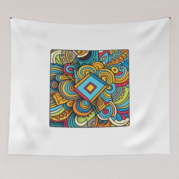 Item preview, Ethnic Doodle Pattern designed and sold by TekunawArt.