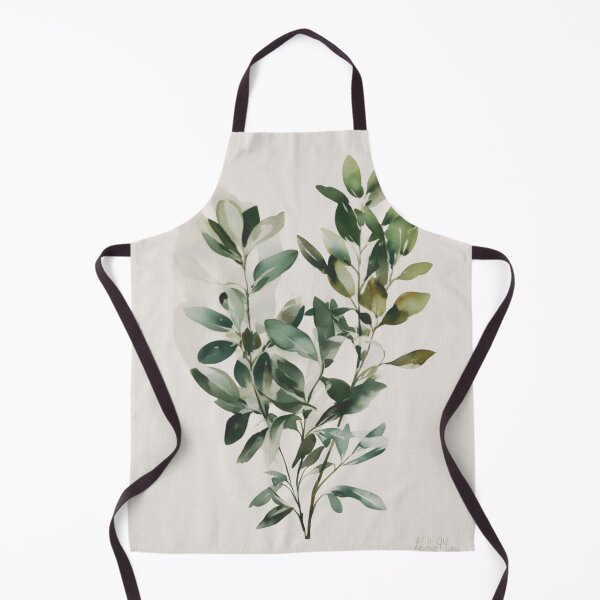 Item preview, Leafy Botanical Watercolor Painting designed and sold by Heather Maree Design Studio.