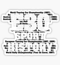 E30 Sport History Sticker