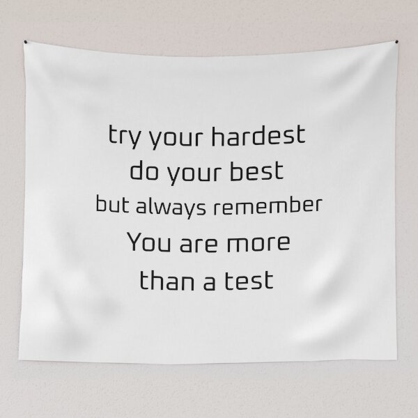 Item preview, try your hardest do your best but always remember you are more than a test designed and sold by EmeraldeaArt.