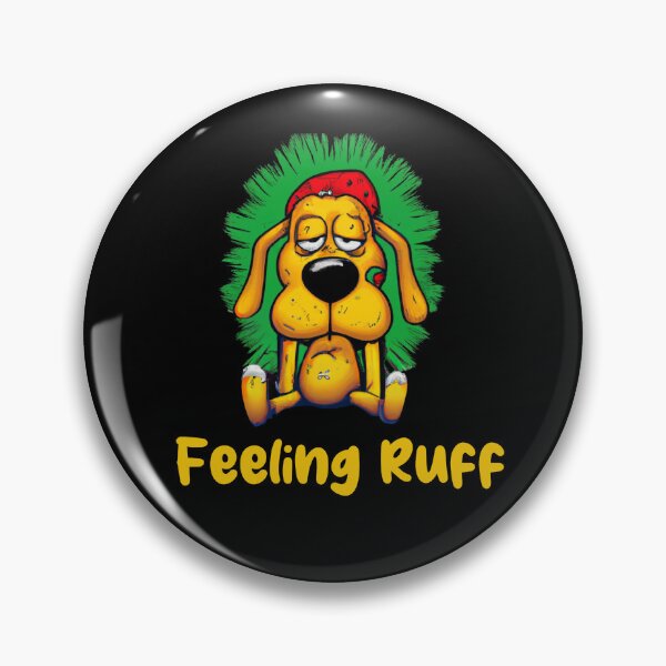 Item preview, Feeling Ruff - hang over dog designed and sold by TheScruffyGoose.