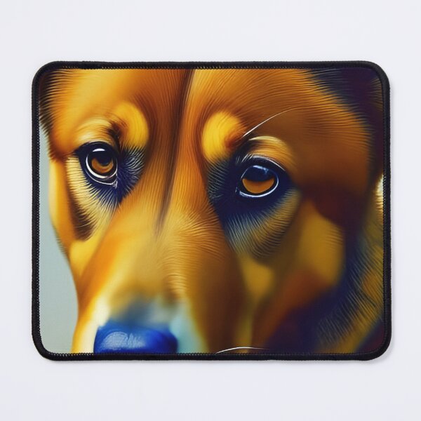 Artikelvorschau, Hundeportrait, pastos, Ai Generated Art entworfen und verkauft von ACC .