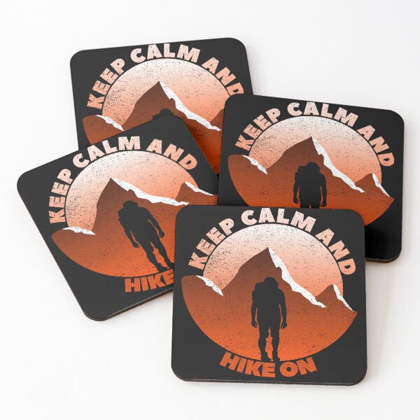 Item preview, Keep calm and hike on hiker designed and sold by NobelFashion.
