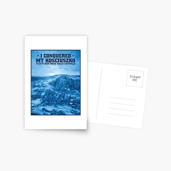 Item preview, I conquered Mt Kosciuszko 7310 ft New South Wales Australia designed and sold by TamGustam.