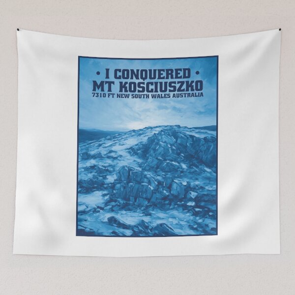 Item preview, I conquered Mt Kosciuszko 7310 ft New South Wales Australia designed and sold by TamGustam.