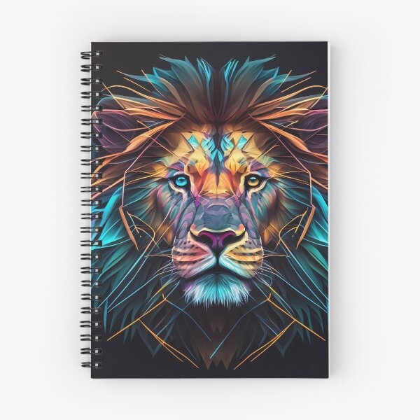 Item preview, Neon Geometric Lion 2 designed and sold by AstroRisq.