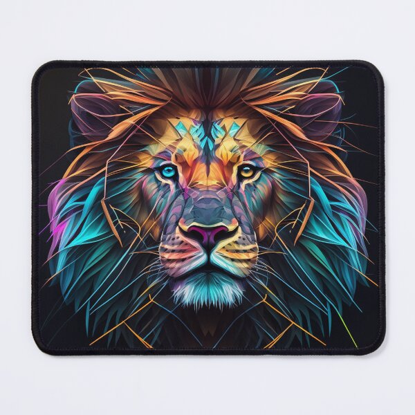 Item preview, Neon Geometric Lion 2 designed and sold by AstroRisq.