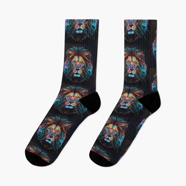 Item preview, Neon Geometric Lion 2 designed and sold by AstroRisq.