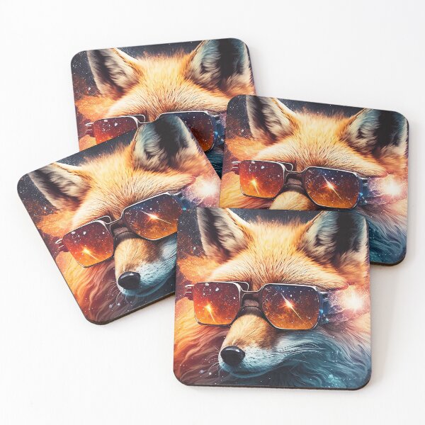 Item preview, Cool Fox with Sunglasses Art designed and sold by Digital Mindscape.