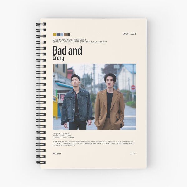 Item preview, Bad and Crazy, Kdrama (2021-2022) designed and sold by PinkandP.