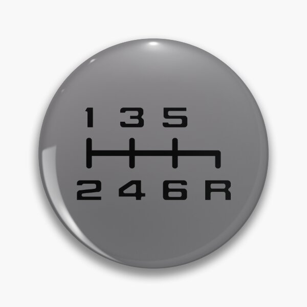 Item preview, 6 Speed (Gear) Shift Pattern designed and sold by s2ksilver.