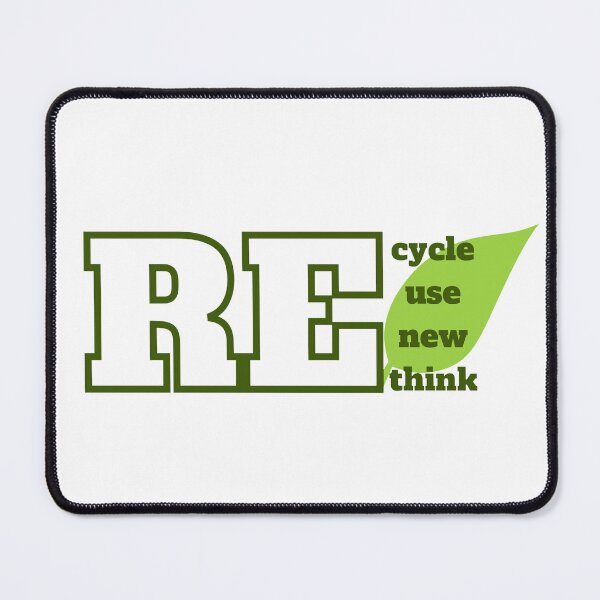 Item preview, recycle reuse renew rethink designed and sold by Vanillart5.