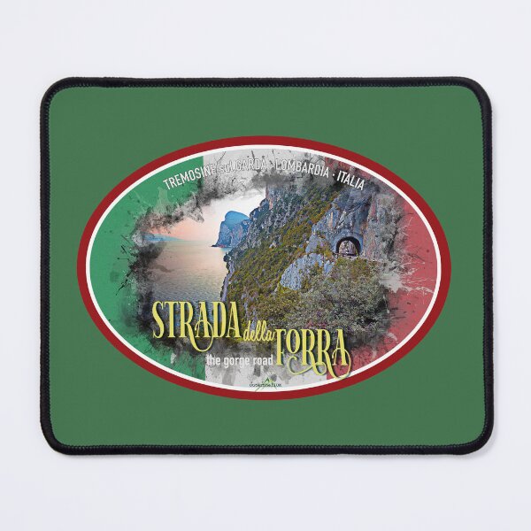Item preview, Strada Della Forra Italy Italia Motorcycle Lago Di Garda The Gorge Road T-Shirt Sticker 03 designed and sold by OuterShellUK.