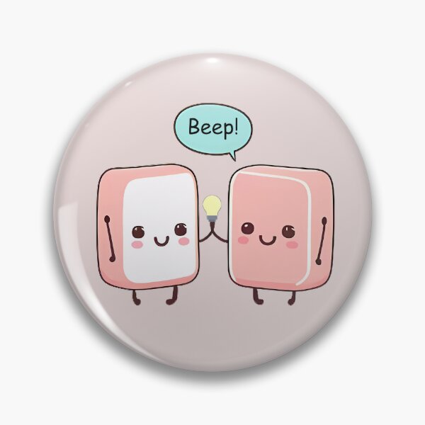 Item preview, Cute little marshmallow man designed and sold by Cahlie Li.