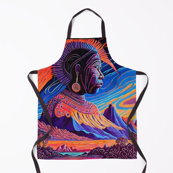 Item preview, Aboriginal Elder Abstract Landscape Painting Vivid Colours designed and sold by Michael Voyler.