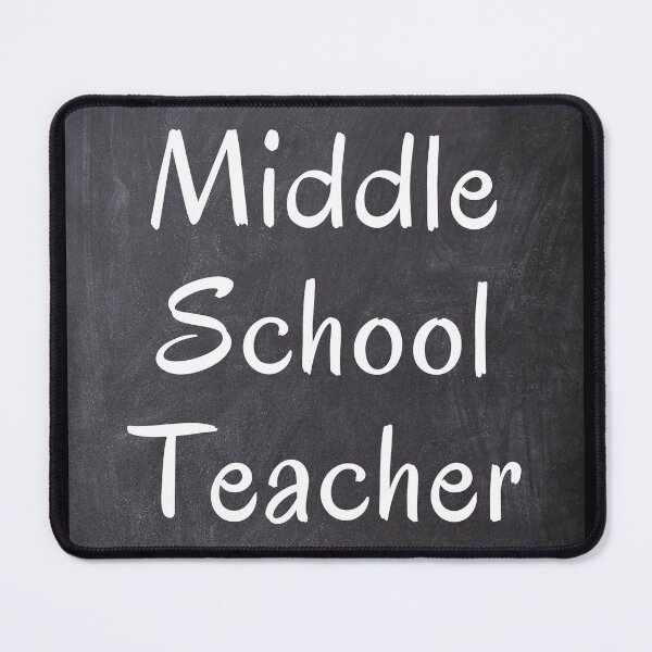 Item preview, Middle School Teacher Chalkboard Background designed and sold by TheKnightWriter.