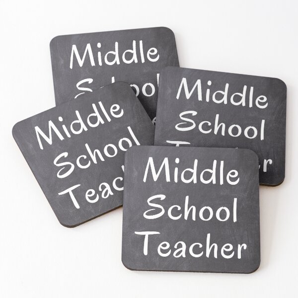 Item preview, Middle School Teacher Chalkboard Background designed and sold by TheKnightWriter.