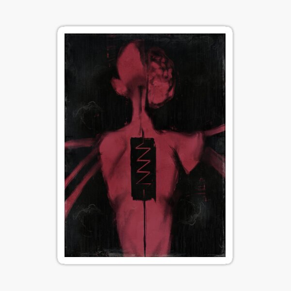 "Disco Elysium Electro Chemistry Artwork" Sticker for Sale by Lusat