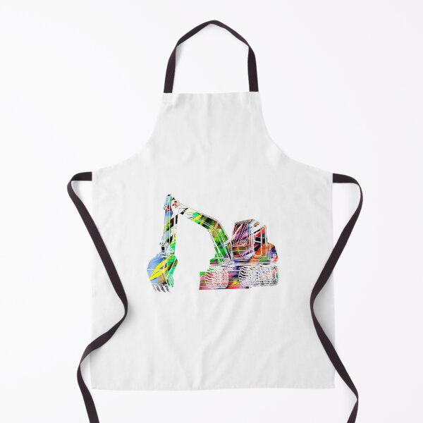 Item preview, excavator, construction vehicle, driving an excavator, graffiti, blue designed and sold by theherbst131313.