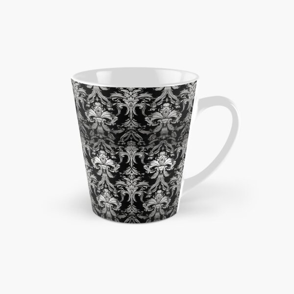 Item preview, Black and Silver Damask Pattern designed and sold by loraleiffxi.