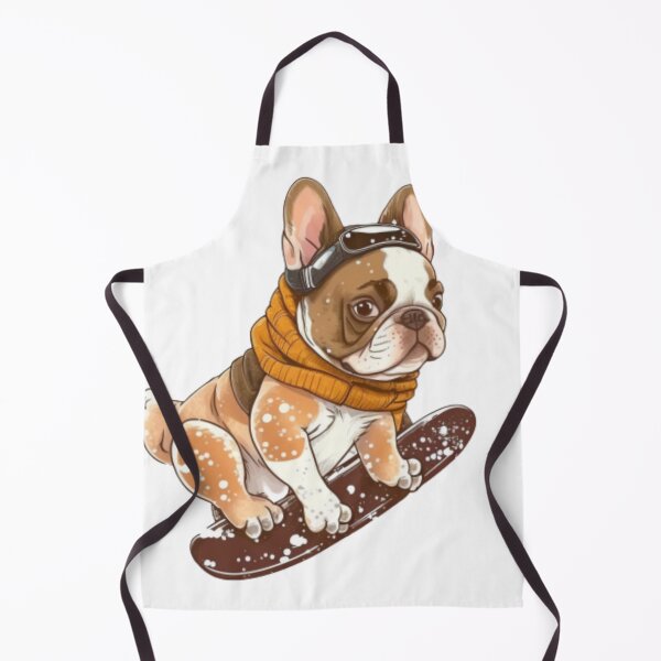 Item preview, Frenchie the Snowboarder French Bulldog designed and sold by PetsEnough.