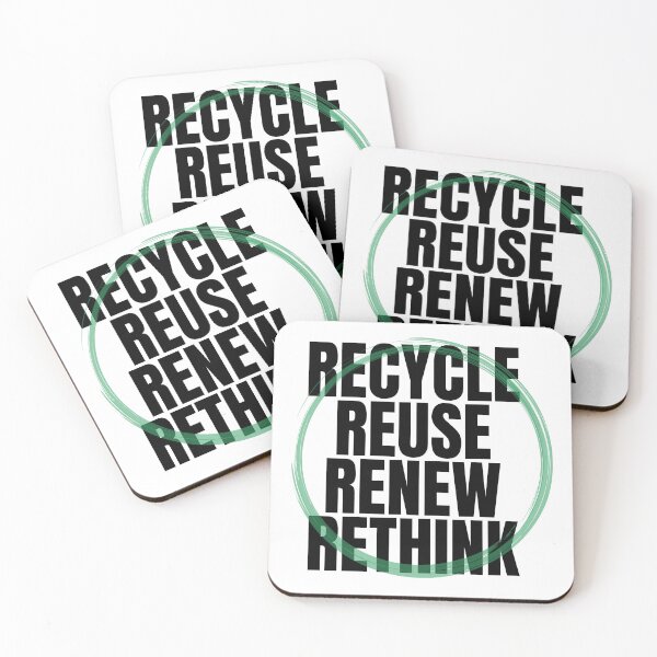 Item preview, Recycle Reuse Renew Rethink designed and sold by AtergK.