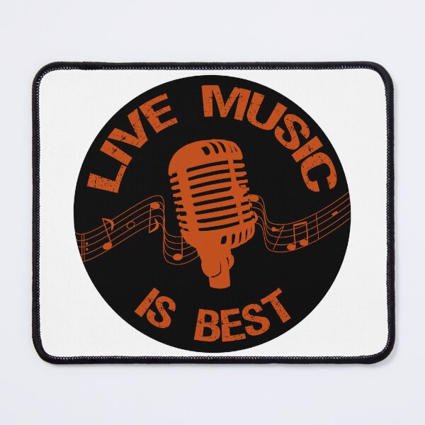 Item preview, Live Music is Best T-Shirt designed and sold by oldrockerdudes.
