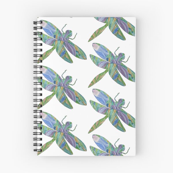 Item preview, Watercolor Dragonfly Iris Floral Silhouette designed and sold by Sproutopia-Art.