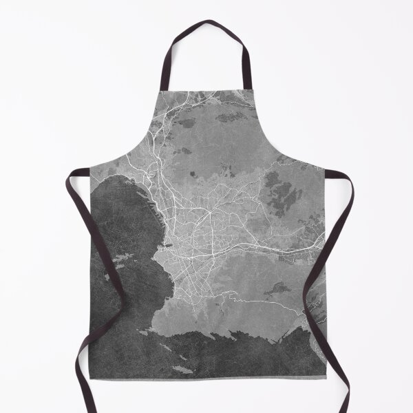 Item preview, Map of Marseille (France) in gray vintage style designed and sold by blursbyai.