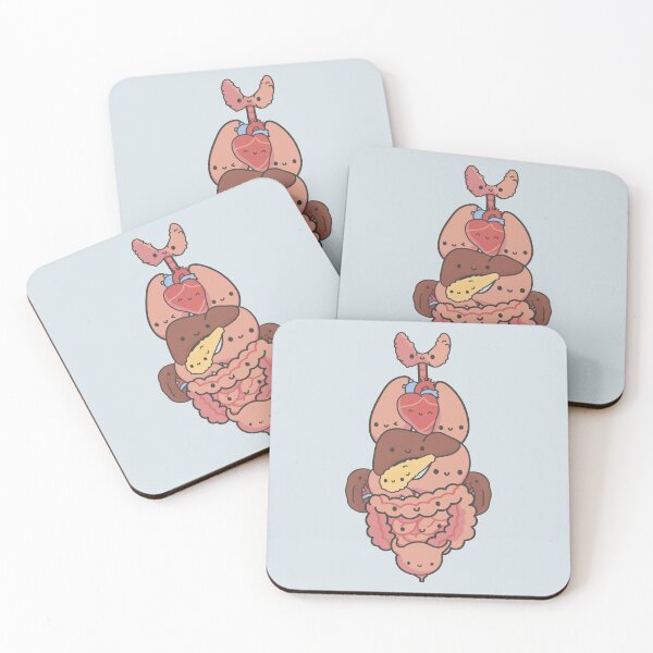 Item preview, Kawaii anatomy internal organs Cute Organ Anatomy designed and sold by TamGustam.