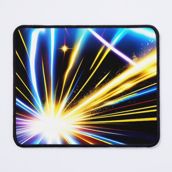 Item preview, Starbursts of Blue Yellow and Purple in the Midnight Sky designed and sold by deniselynnimage.