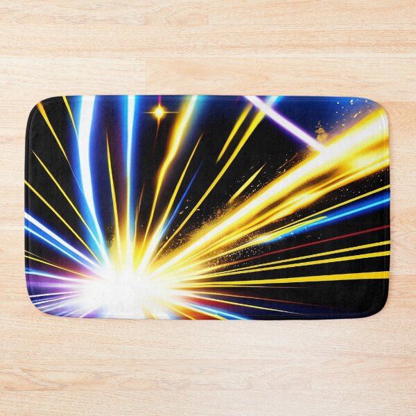 Item preview, Starbursts of Blue Yellow and Purple in the Midnight Sky designed and sold by deniselynnimage.