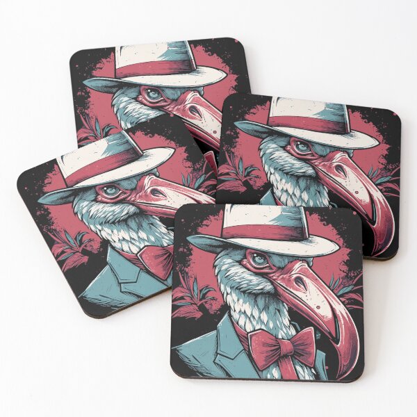 Artikelvorschau, Gangster-Flamingo-Vektor-Kunst entworfen und verkauft von Hueverse.