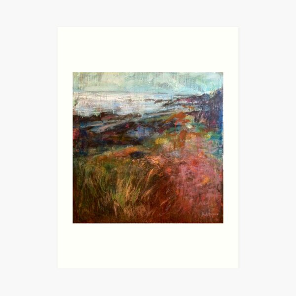 Moville Shore Path Art Print