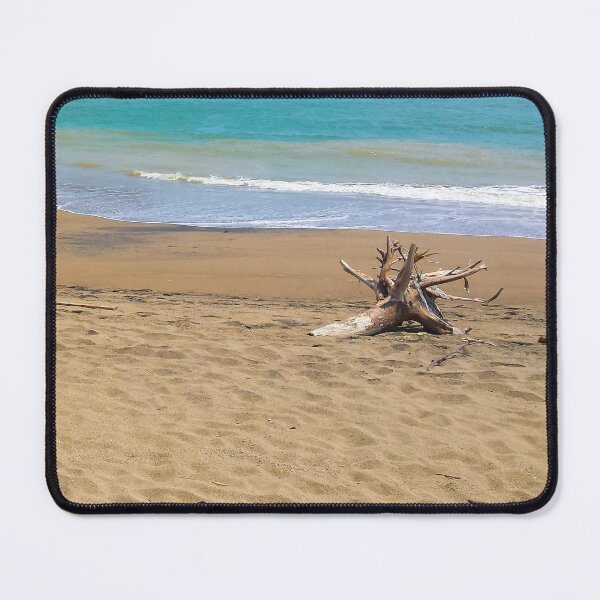 Item preview, Two dead woods on sand at Pacitan beach designed and sold by kall3bu.
