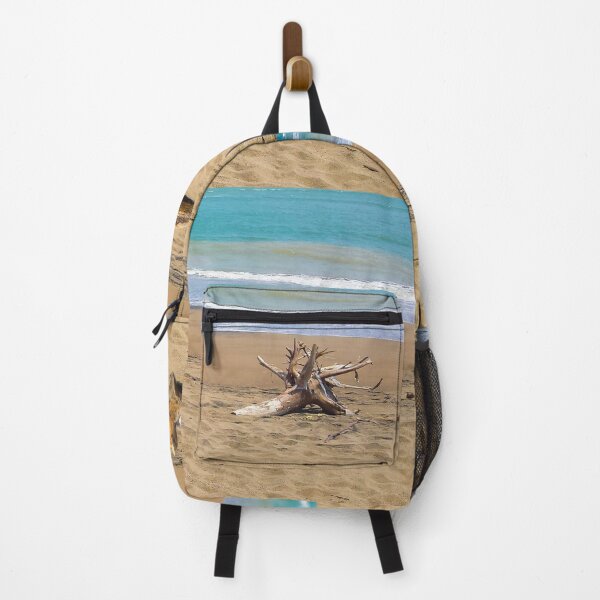 Item preview, Two dead woods on sand at Pacitan beach designed and sold by kall3bu.