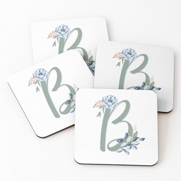 Item preview, Floral Initial, letter B designed and sold by rianfee.