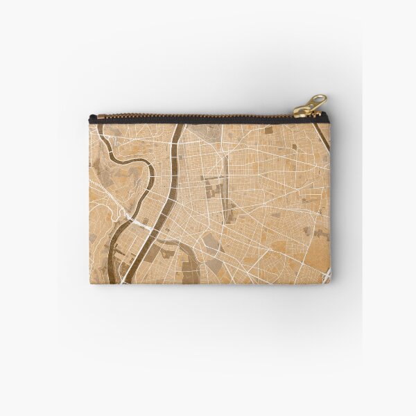 Item preview, Map of Lyon (France) in sepia vintage style designed and sold by blursbyai.