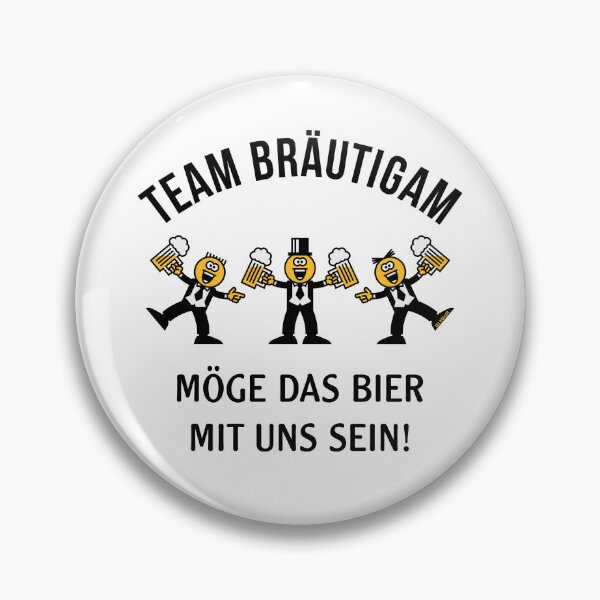 Item preview, Team Groom - May the beer be with us! (JGA / Caricature / 3C / Black) designed and sold by Roderix.