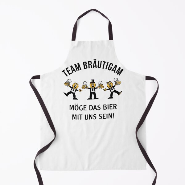 Item preview, Team Groom - May the beer be with us! (JGA / Caricature / 3C / Black) designed and sold by Roderix.