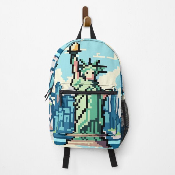 Item preview, Statue of Liberty New York City Pixel art designed and sold by TeaTwenty.