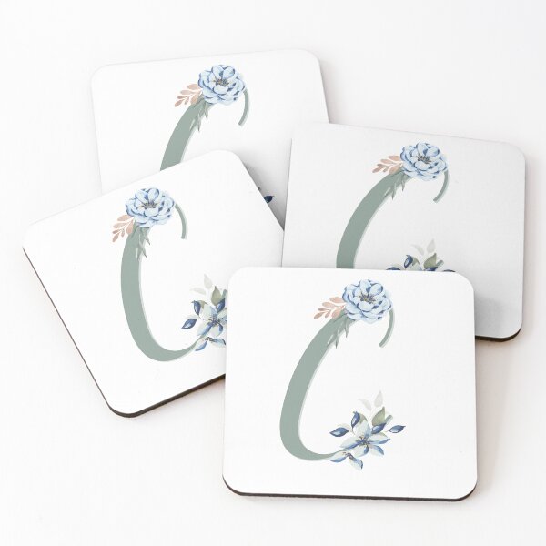 Artikelvorschau, Blumeninitiale, Buchstabe C entworfen und verkauft von rianfee.