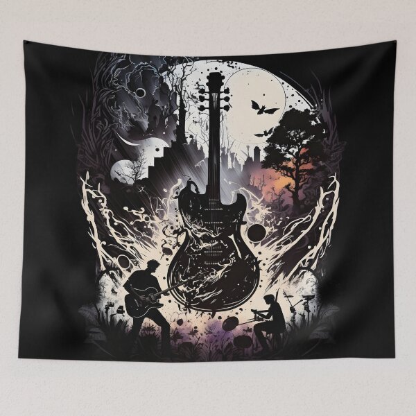 Item preview, Guitar Player Viola standing Band Design  designed and sold by EternalDelight1.