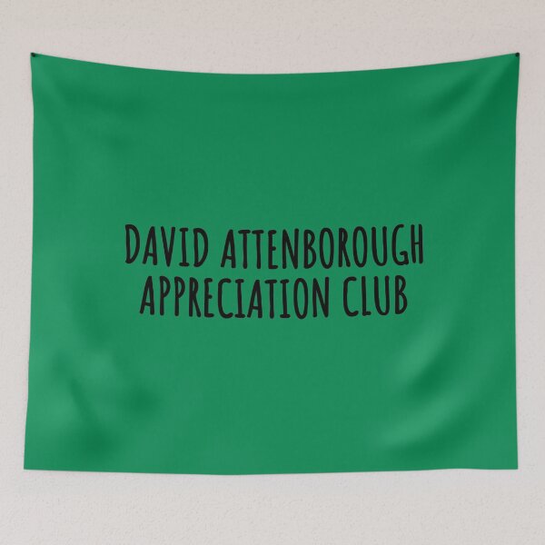Item preview, David Attenborough appreciation club designed and sold by Xoquito.