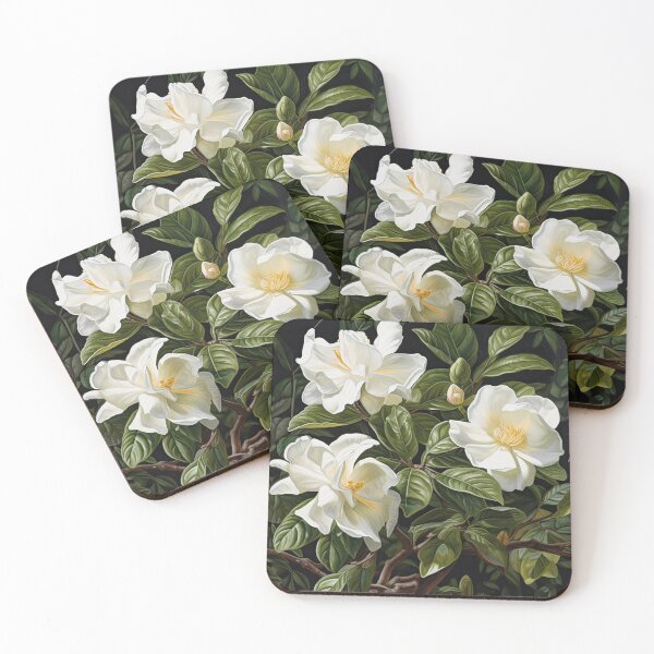 Item preview, White Gardenias  designed and sold by Vanover Designs.