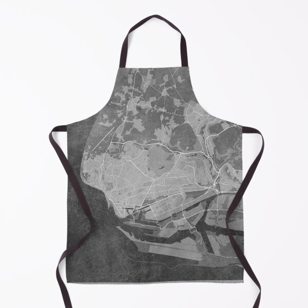 Item preview, Map of Le Havre (France) in gray vintage style designed and sold by blursbyai.