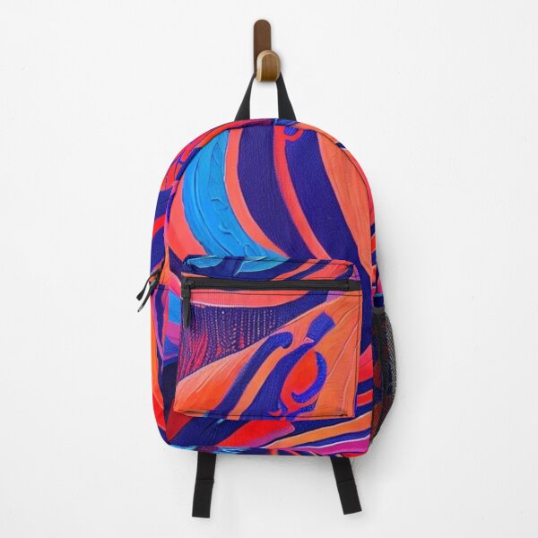 Item preview, Australian Aboriginal Artwork Red, Blue Orange Abstract designed and sold by Michael Voyler.