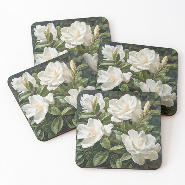 Item preview, White Gardenias  designed and sold by Vanover Designs.